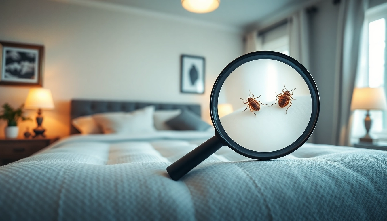 Engage in effective Bed Bug Removal with a close-up of bed bugs on a mattress, showcasing a safe and clean bedroom environment.