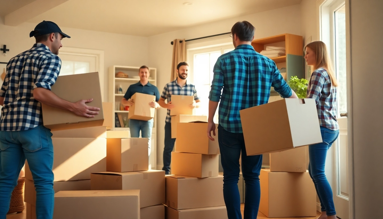 Skilled movers from removal companies Bingley efficiently pack a home for relocation.