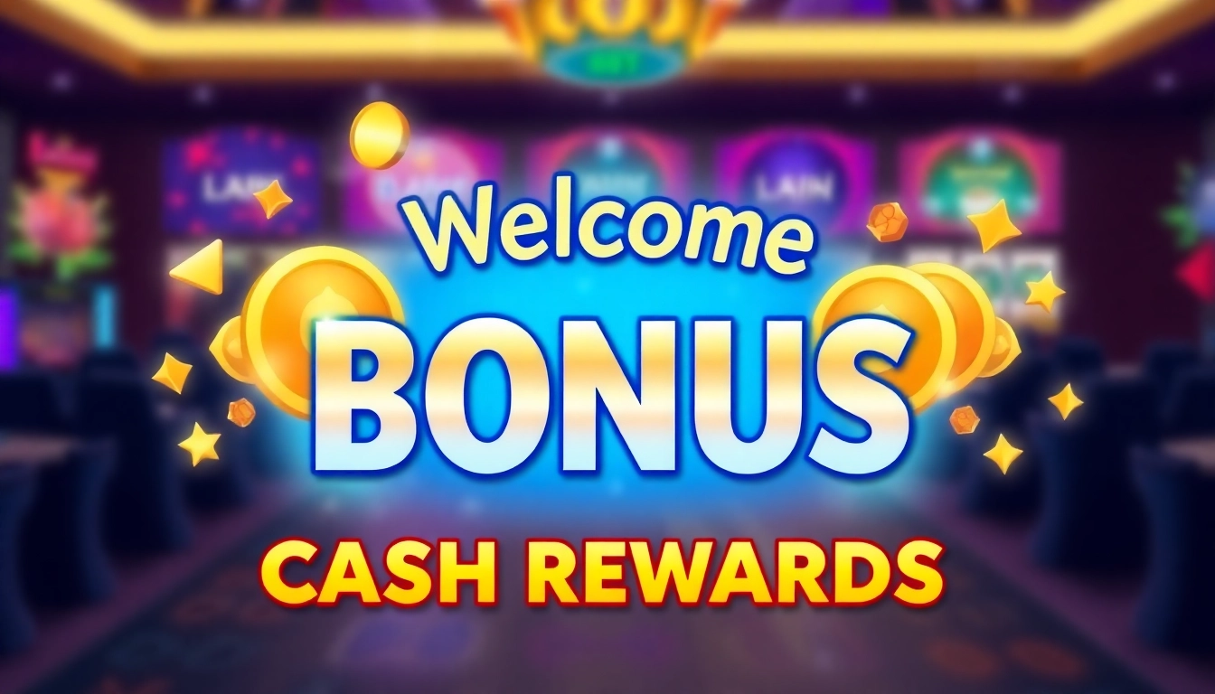 Claim your exciting welcome bonus with vibrant rewards and casino charm!