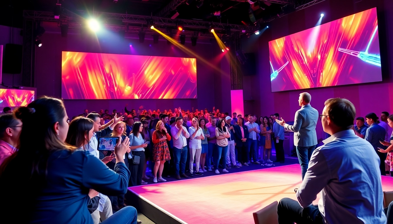 Enhancing Engagement with a Virtual Audience System for Live Events