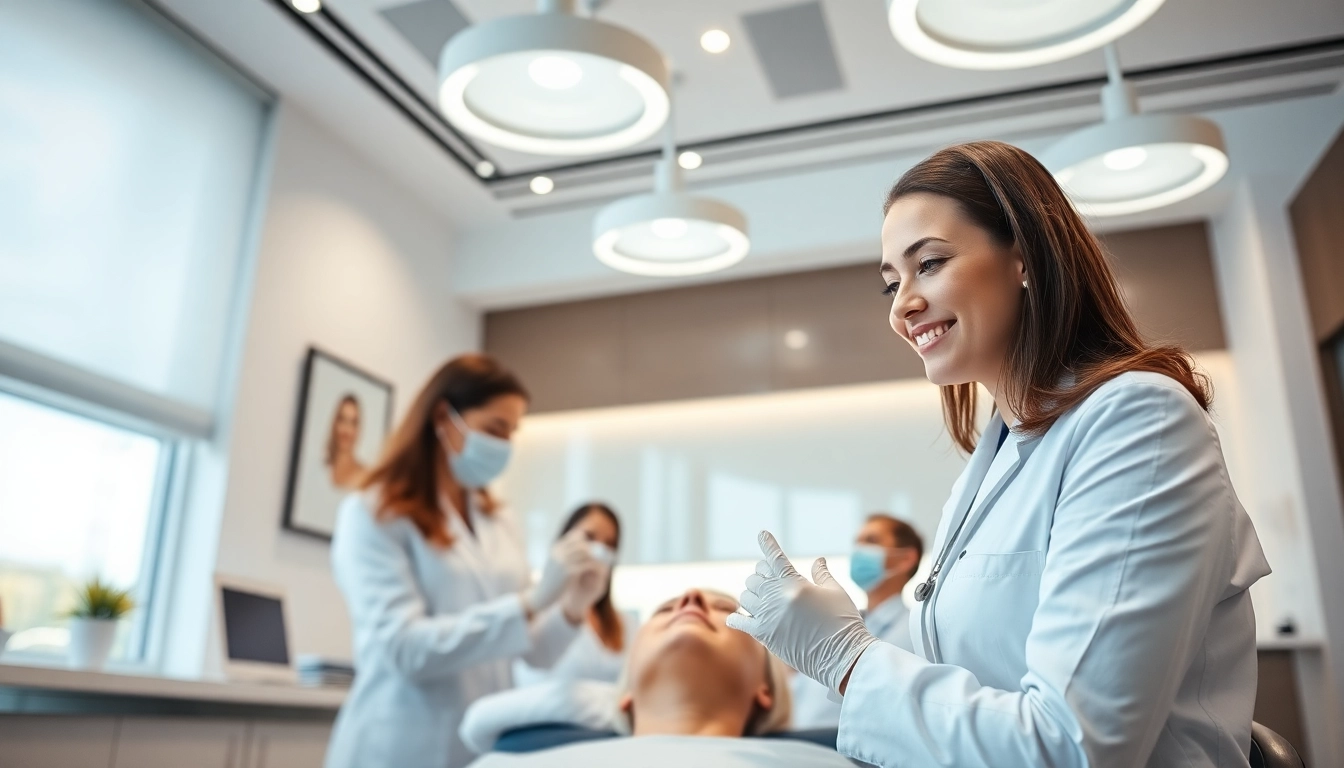 Patients engaging in Botox-Zürich treatments in a modern clinic for enhanced beauty and skin rejuvenation.